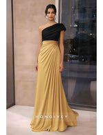 Simple One Shoulder Mermaid Eveing Dress