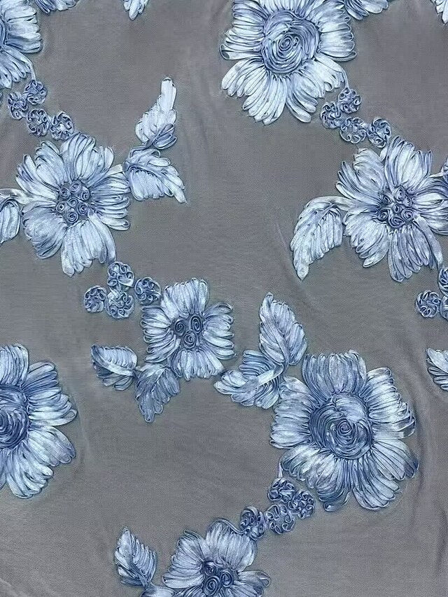 One Shoulder Long SLeeve Sequins Sparkle Ankle-Length Evening Dress