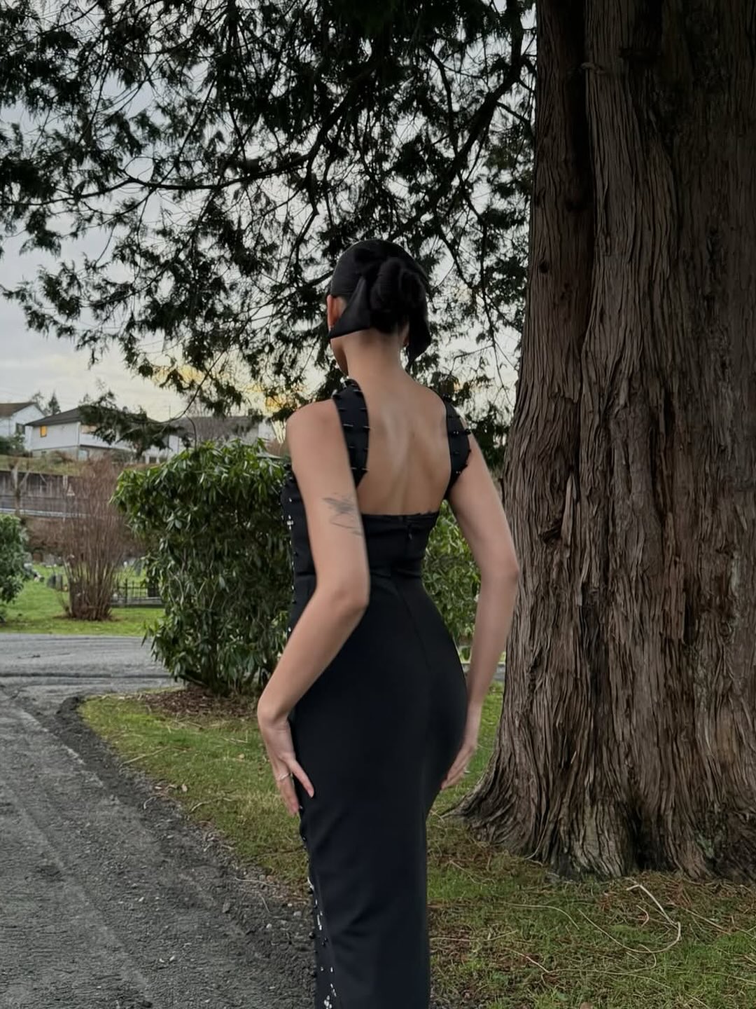 Sexy Black Halter Backless Sleeveless Mermaid Beaded Floor-Length Evening Dress