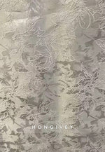 A-Line Evening Gown Long Sleeve V Neck Ankle-Length with Bowknot Mother of the Bride Dress