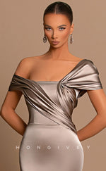 L0839 - Plunging  V-Neck Sleeveless A-Line Evening Gown